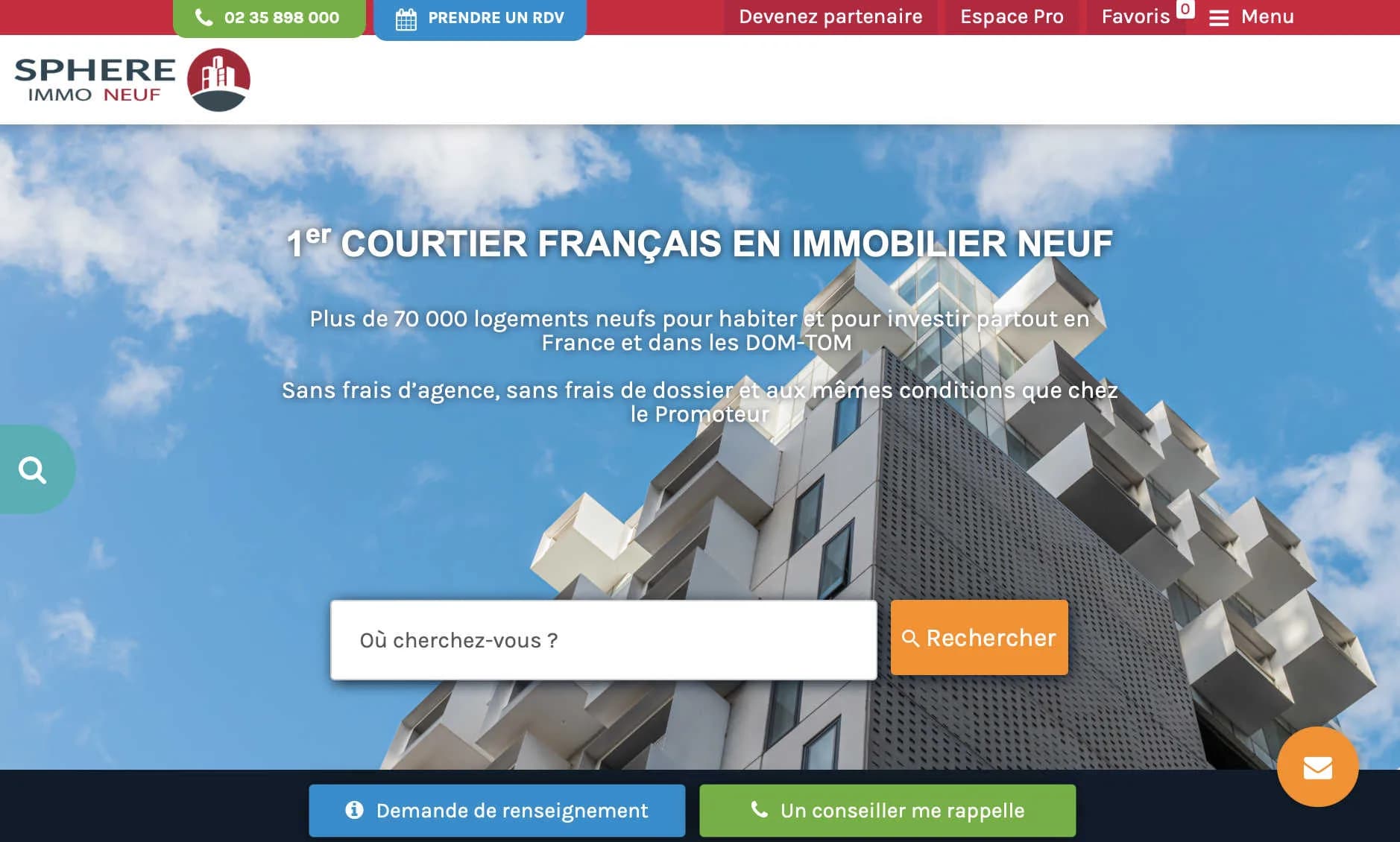 Avis Sphere Immo courtier immobilier logements neufs