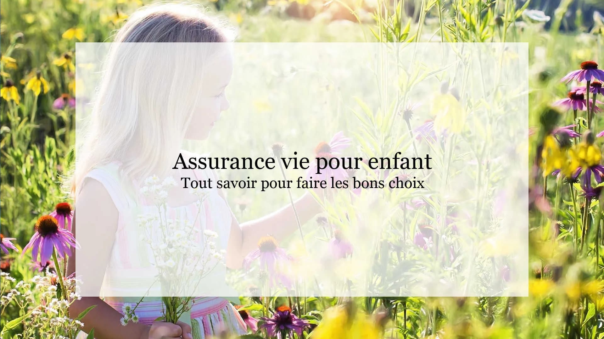Assurance vie enfant
