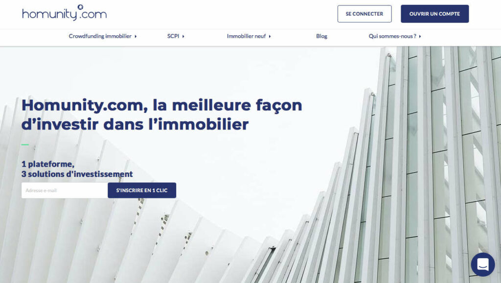 Investir Homunity crowdfunding immobilier