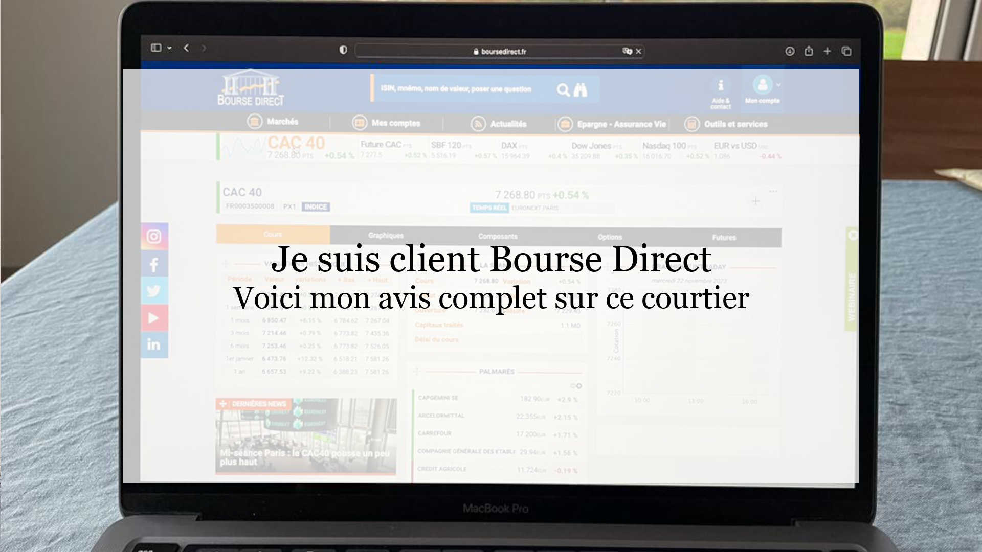 Bourse Direct : mon avis de client détenteur d'un CTO - LesFinances.fr